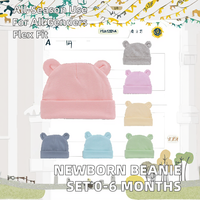 Conjunto de Gorro, Manoplas y Calcetines para Bebés Recién Nacidos, Niños y Niñas de 0 a 6 Meses