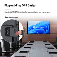 PC Mini OPS OEM Generasi ke-14 Intel Core I5 I7 DDR4 8G 128SSD Windows11 untuk Digital Signage dengan WiFi