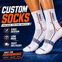 Chaussettes de sport respirantes unisexes, chaussettes de course athlétiques personnalisées, chaussettes de basket-ball, chaussettes de tennis athlétiques tricotées, logo personnalisé