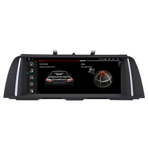 เครื่องเล่นดีวีดีติดรถยนต์ระบบแอนดรอยด์สำหรับ BMW 5ชุด F11 F10 CIC 520 535ระบบนำทาง GPS หน้าจอสัมผัส WIFI CarPlay 4G