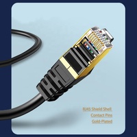 Cable Ethernet Cat8 de Alta Velocidad 40Gbps RJ45 2000MHz S/FTP, Cable de Conexión con Cubierta Suave, Longitud de 0.5M a 25M, Cables de Comunicación Cat8