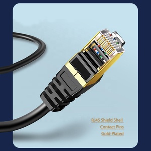 Cable Ethernet Cat8 de Alta Velocidad 40Gbps RJ45 2000MHz <span class=keywords><strong>S</strong></span>/FTP, Cable de Conexión con Cubierta Suave, Longitud de 0.5M a 25M, Cables de Comunicación Cat8 - Product Image 3
