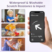 Bracelet en silicone réglable, design adapté à l'Apple AirTag, souple, durable, anti-perte, housse de protection GPS pour enfant et animal de compagnie