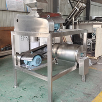 Roestvrijstalen Stekelige Perenzaad Extractiemachine Met Elektrische Motor Granaatappelschil Scheidingsmachine