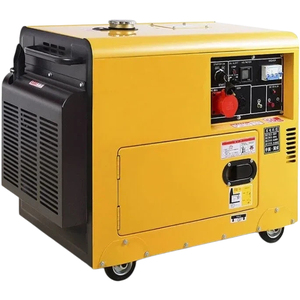 3-Phasen 50Hz <span class=keywords><strong>Diesel</strong></span>-Generatorset 5kW Geräuscharmes Schrankmodell mit Doppelspannung 220V/<span class=keywords><strong>380V</strong></span> und ATS - Product Image 2