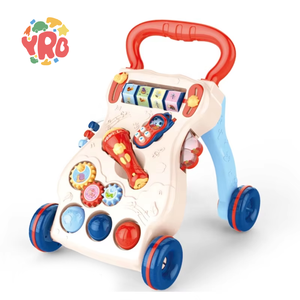 <span class=keywords><strong>Chariot</strong></span> <span class=keywords><strong>de</strong></span> <span class=keywords><strong>marche</strong></span> pour bébé avec réservoir d'eau lesté, réglage <span class=keywords><strong>de</strong></span> la vitesse <span class=keywords><strong>de</strong></span> la musique et jouet <span class=keywords><strong>de</strong></span> <span class=keywords><strong>marche</strong></span> multifonctionnel pour bébé - Product Image 1