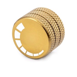 <b>Brass</b> Cylindrical <b>Knob</b> 100mm Diameter Precision Machined Industrial Furniture Handle - Product Image 3