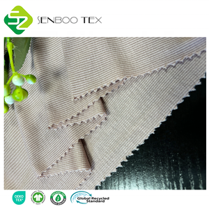 Super morbido eco-friendly 95 Bamboo & 5 Spandex 2x2 costine Jersey tessuto 200 ~ 220gsm per biancheria da letto neonato e si adatta a ragazzi e ragazze - Product Image 2