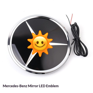 Lumière LED 5D pour Classe C, éclairage de rétroviseur en cristal, éclairage de calandre LED pour A, B, E, S, GLK, ML, GLC, GLS, grand emblème de remplacement <span class=keywords><strong>OLIVER</strong></span> - Product Image 3