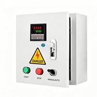 Boîtier de commande industriel KYUN QCX5 pour ventilateur d'extraction de fumée, moteur, pompe à eau, double alimentation, distribution triphasée