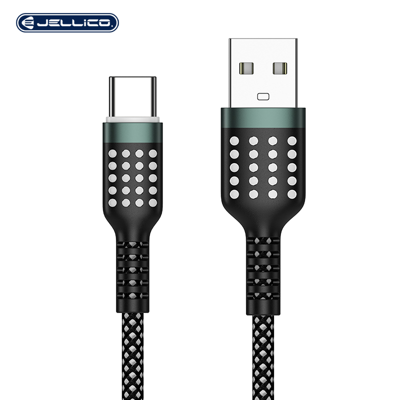 Лидер продаж, новинка, прочные нейлоновые кабели для передачи данных Type-C 3,1 А, высокоскоростные кабели для быстрой зарядки, кабели для передачи данных