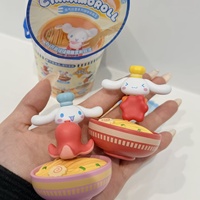 Vente en gros : Nouvelle série de figurines mignonnes en forme de chien blanc de la série Ramen House, boîte mystère authentique, ornement tendance, cadeau pour filles