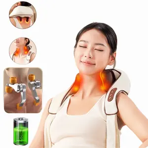 Electric Heating Shiatsu Massage Belt and Massager Properties for Back neck and shoulder`