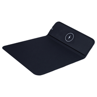 Alas Mouse Gaming Karet RGB 800x300x4mm dengan Pengisi Daya Ponsel Nirkabel Qi 15W Pengisian Cepat untuk IOS Android Tersedia