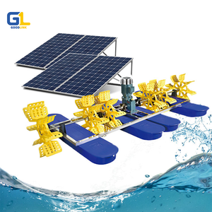 Aérateur <span class=keywords><strong>solaire</strong></span> Guanlian pour bassin à crevettes, 6 hélices, oxygénation de l'eau, machine d'aquaculture pour étang à poissons - Product Image 1