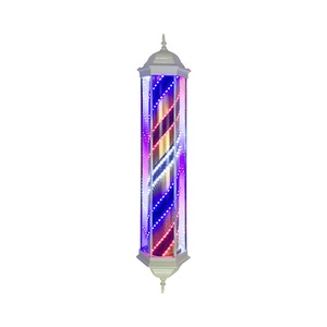 Lampe LED Murale pour Salon de Coiffure, Enseigne Lumineuse Rétro Vintage en Verre pour Barbier, Boîte à Lumière Transfrontalière pour Salon de Coiffure - Product Image 6