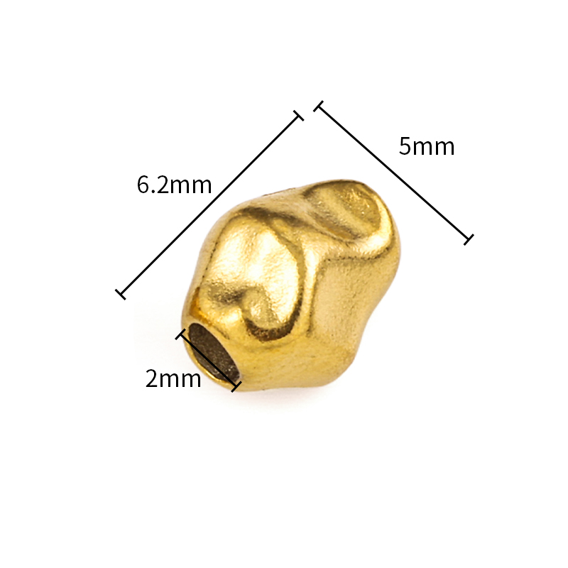 A2738 or 5x6,2 mm épaisseur 4,5 mm trou 2 mm