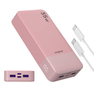 Portátil de carga rápida de 35W <span class=keywords><strong>Compatible</strong></span> <span class=keywords><strong>con</strong></span> alta capacidad 20000mAh batería <span class=keywords><strong>externa</strong></span> resistente al agua <span class=keywords><strong>con</strong></span> pantalla LED LCD tipo C <span class=keywords><strong>iPhone</strong></span> EE. UU. - Product Image 1