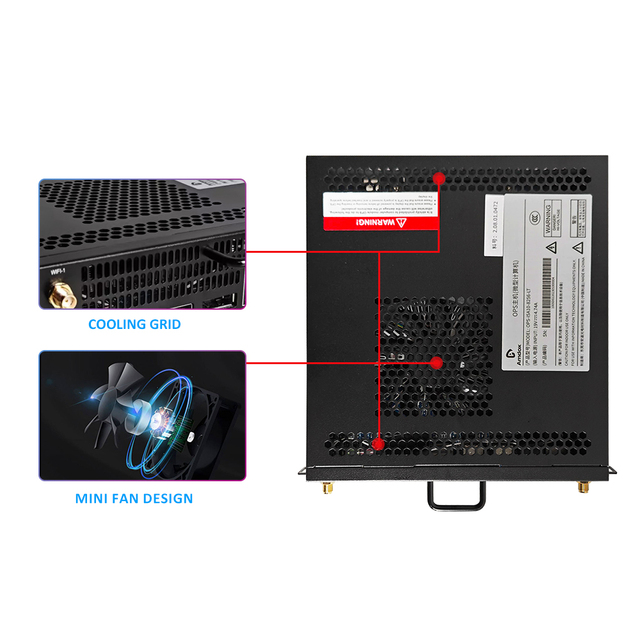 OPS I3/I5/I7 Embedded Mini PC 4K Windows 10/11 Desktop 4-32GB RAM 128GB-1TB SSD/HDD for Whiteboard Industrial Office School