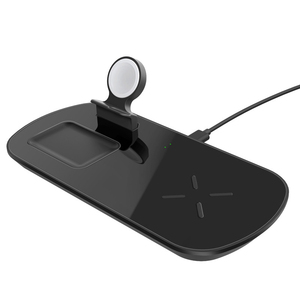 3IN1 cargador inalámbrico para los <span class=keywords><strong>Airpods</strong></span> Pro reloj teléfono móvil inalámbrico de carga rápida de tres-en-uno inalámbrico cargador estación - Product Image 3