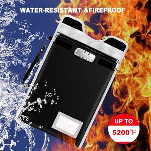 Borsa Portadocumenti Impermeabile e Ignifuga in Gel di Silice, Portatile e Alla Moda, con Serratura e Tecnologia Faraday - Product Image 3