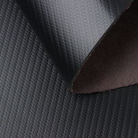 H588 New Trend Design 1,7mm Kohle faser muster Kunstleder Wildleder Imitation Leder PVC Leder Stoffe
