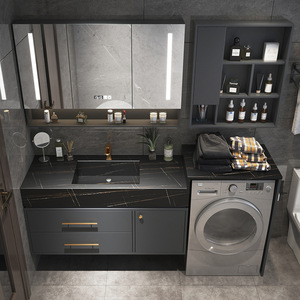 Bán Buôn Máy Giặt Bồn Rửa Combo Tủ Phòng Tắm Vanity Tủ Giặt - Product Image 6