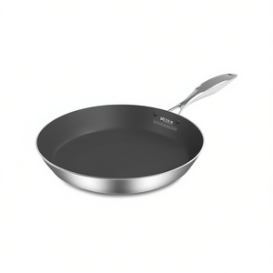 Sartén Antiadherente de Acero Inoxidable DB de 30 cm, Apta para Inducción, Diseño Moderno - Product Image 1