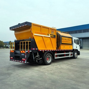 Factory Low Price Dongfeng Asphalt Distributor Chip Sealer Truck Crushed <b>Stone</b> Sealing Synchronous Chip Sealer Truck - Product Image 6