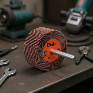 Disco Abrasivo TTAKE de 20x3 mm, Grano 120, Eje de 3 mm, Forma de Copa, para Desbarbar y Pulir - Product Image 3