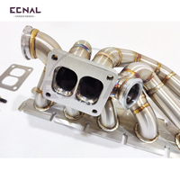 Ecnal für BMW Gen1 B58 F20 M140 F22 240i F30 340i F32 440i SS304 T4 Interface Single Turbo Abgaskrümmer-Kit
