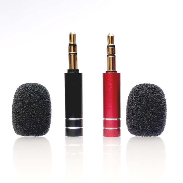3-Pole TRS Gold-Plated Mini 3.5mm Jack USB Style Metal Shell Condenser Microphone for Sound Card PC Computer Laptop