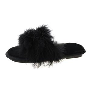 <span class=keywords><strong>Plumas</strong></span> planas estilo coreano sandalias deslizantes con punta abierta para mujer peludas de moda para zapatillas - Product Image 6