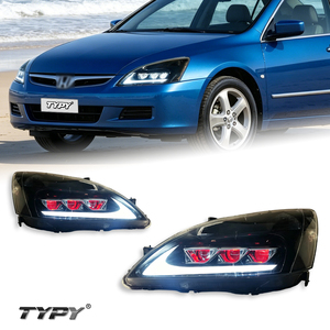 Conversions de phares à LED pour Honda Accord 7ème génération (2004-2007) avec feux de jour et clignotants séquentiels. - Product Image 1