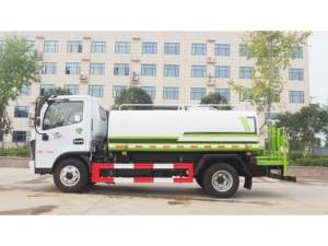 Camión de Agua Municipal con Bomba para Extinción de Incendios, Camión Cisterna Pequeño Usado para Riego de Jardines - Product Image 5