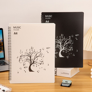 Wholesale Custom Logo A4 Spiral‑Bound Sheet <b>Music</b> Folder Tree Design For <b>Music</b> School - Product Image 6