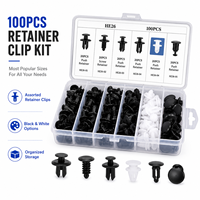 Clips de fixation pour panneaux de porte en plastique POM automobile, attaches de carrosserie, rivets de pare-chocs, ensemble assorti
