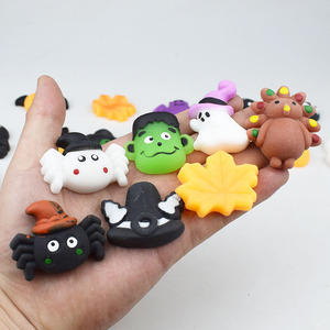 Juguetes Antiestrés de Halloween para Apretar y Descomprimir, Juguetes Mochi TPR, Fantasma, Murciélago, Calabaza, Esqueleto, Juguetes Blandos TPR de Halloween - Product Image 2