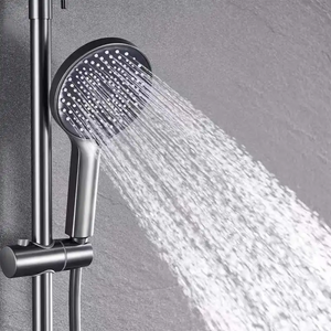 ชุดฝักบัวทำจากทองเหลืองแบบเดี่ยวใหม่เครื่องทำน้ำอุ่นไฟฟ้าจอแสดงผลดิจิตอลเซรามิกแบบไม่สิ้นสุดสำหรับห้องน้ำ - Product Image 4