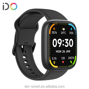 2025 yeni 1.83 inç Android IOS IP68 su geçirmez spor Fitness kalp hızı uyku Tracker İzle silikon akıllı Reloj spor müzik - Product Image 1