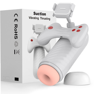 Masturbateur électrique automatique télescopique pour homme, avec vibration et succion, en TPE souple, support vidéo mobile - Product Image 2