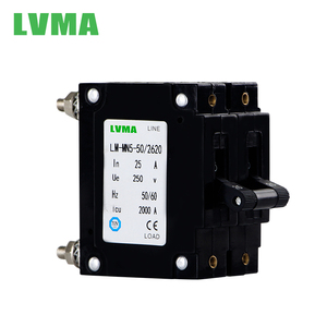 Автоматические выключатели LVMA: миниатюрные, встраиваемые, 1P, 2P, 3P, 4P, 1-50А, AC 250В, DC 80В, гидромагнитные - Product Image 6