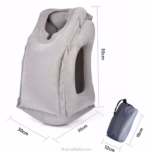 Waterhan FPL4H5329 Lightweight Waterproof Cooling Portable Travel Sleep Aid Comfortable Inflatable PVC Head Neck Rest <strong>Pillow</strong> - Product Image 2