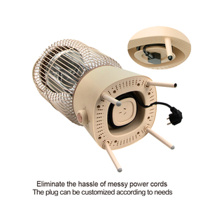 Venta directa de fábrica de 1800W, exquisito, hermoso, barato, portátil, calentador de carbono, calentador eléctrico para habitación - Product Image 3