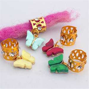 กิ๊บติดผมรูปผีเสื้อประดับเพชรแบบเกาหลี 1 ถุง วัสดุโลหะผสม สำหรับตกแต่งผมเปีย ถักเปีย ทำผมทรงดิบๆ ใช้ได้ทั้งผู้หญิงและผู้ชาย อุปกรณ์เสริม DIY - Product Image 1