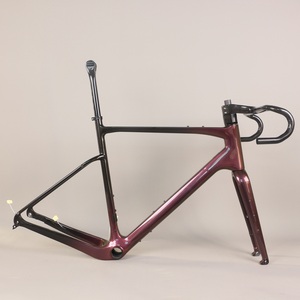 <span class=keywords><strong>Bicicleta</strong></span> de <span class=keywords><strong>Gravel</strong></span> con Pintura Camaleón, <span class=keywords><strong>Cuadro</strong></span> para <span class=keywords><strong>Bicicleta</strong></span> de <span class=keywords><strong>Gravel</strong></span> GR044, Soporte Inferior BB386, Montaje Plano, Neumático Máximo 700X45C - Product Image 3