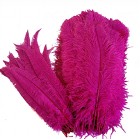 Plumes d'autruche 35-40cm pour arrangement floral Art Events Decor DIY Craft White Red Centerpiece Carnaval Costume Festive Party