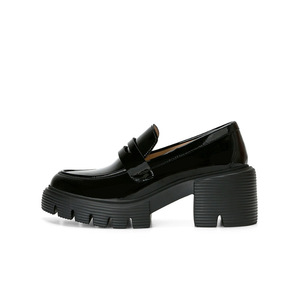 Scarpe Oxford in Pelle da Donna con Suola Spessa e Tacco Ruvido, Scarpe in Pelle per Pendolarismo, Scarpe JK - Product Image 5