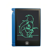 Tablette d'écriture et de dessin électronique LCD intelligente réutilisable pour enfants, 4,4 pouces, unisexe, effaçable, pour le graffiti