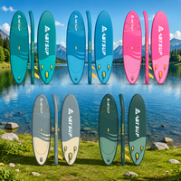Offre Spéciale : Ensemble de planche à pagaie gonflable avec pagaie réglable, pompe, sac à dos et laisse de sécurité pour océan, lac et rivière
